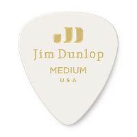 Dunlop 483P01MD Celluloid White Medium 12Pack