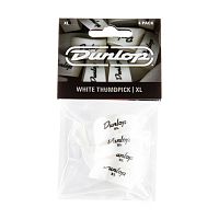 Dunlop 9004P Plastic Thumbpick White 4Pack